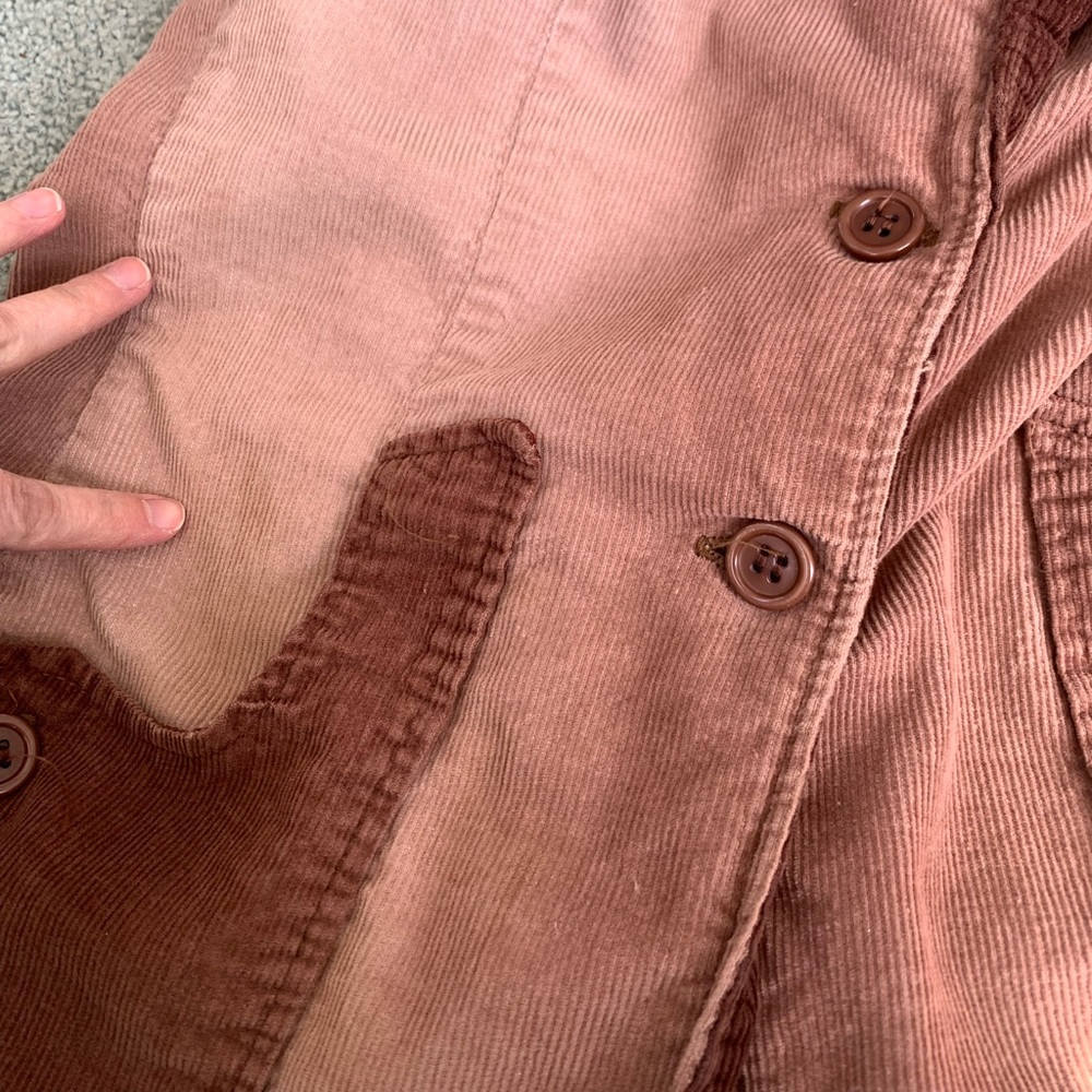 70s Corduroy Jacket and Wrap Skirt Vintage Cotton Young Timers S - Picture 10 of 11